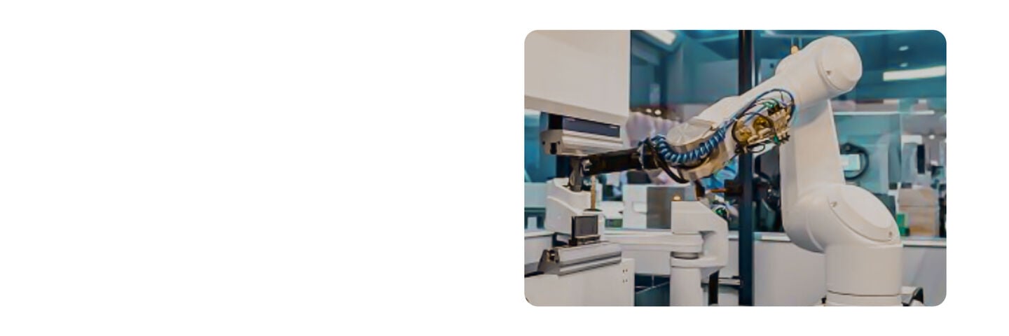 Een afbeelding van een robotarm.