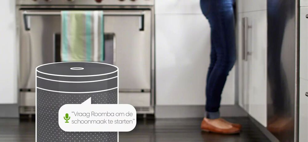 Een Roomba bedienen met een slim apparaat