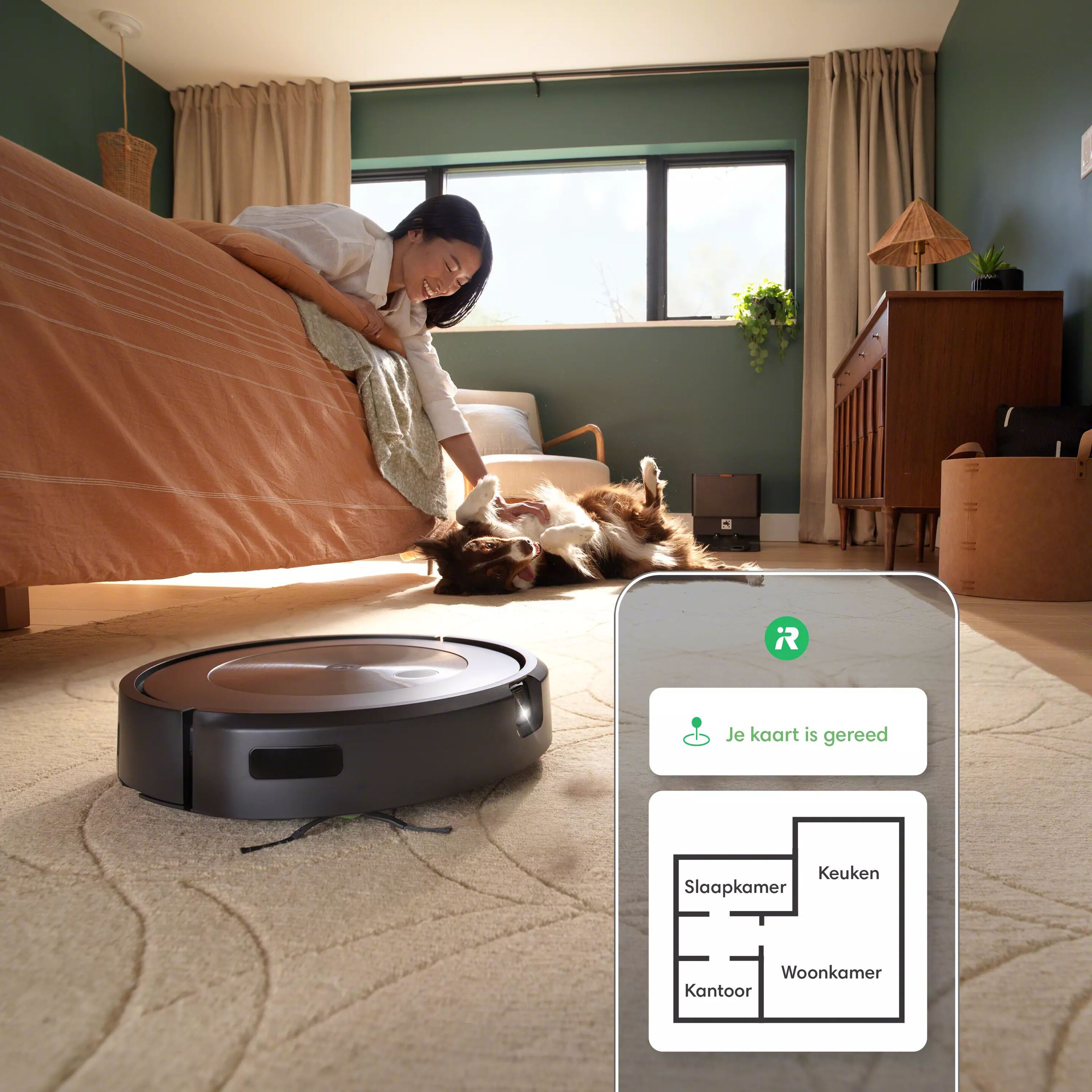 Roomba® j9+ zelflegende robotstofzuiger met wifiverbinding