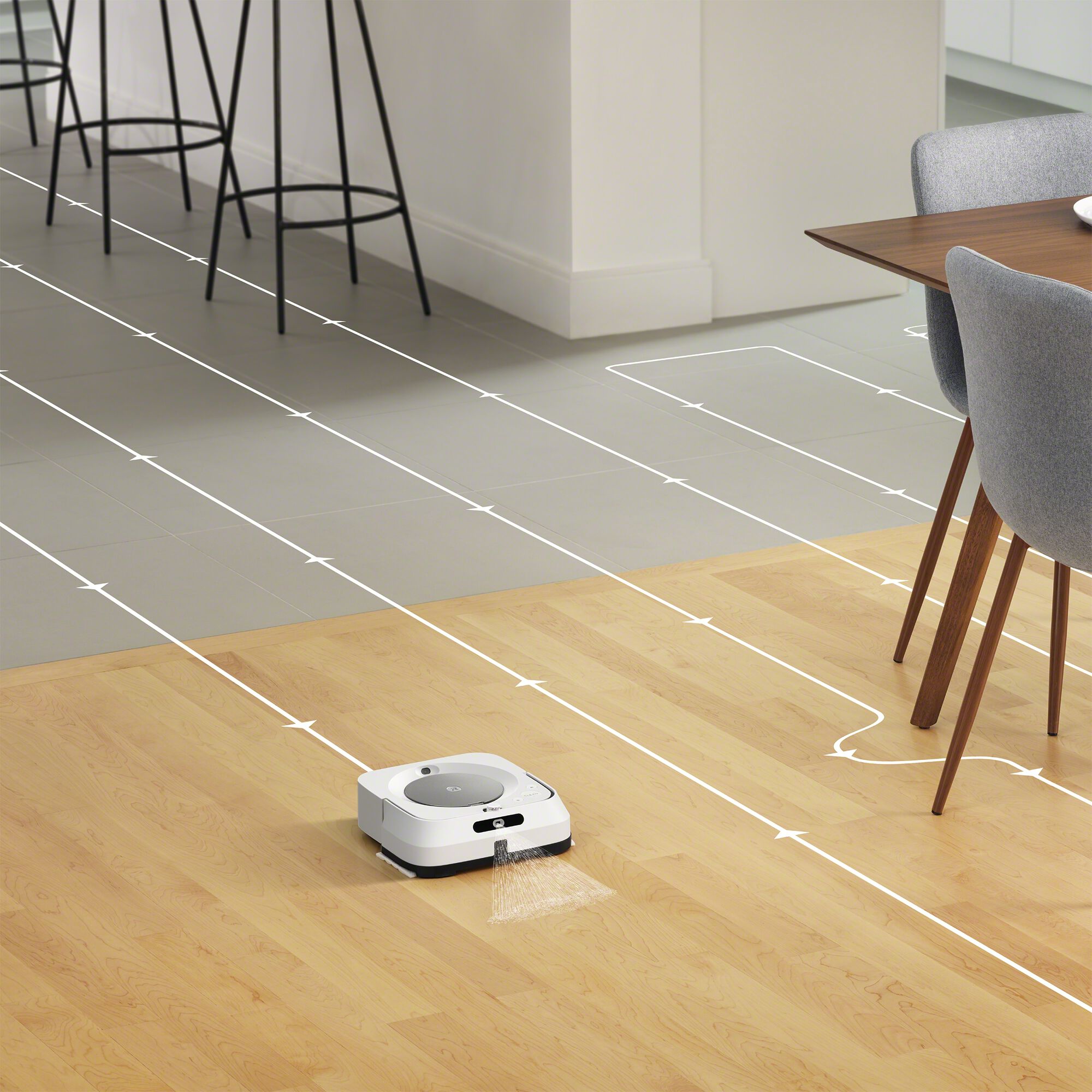 Braava jet® m6-dweilrobot met wifi-verbinding