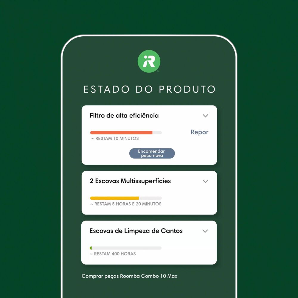 iRobot Home, a aplicação móvel para monitorização do estado do robot