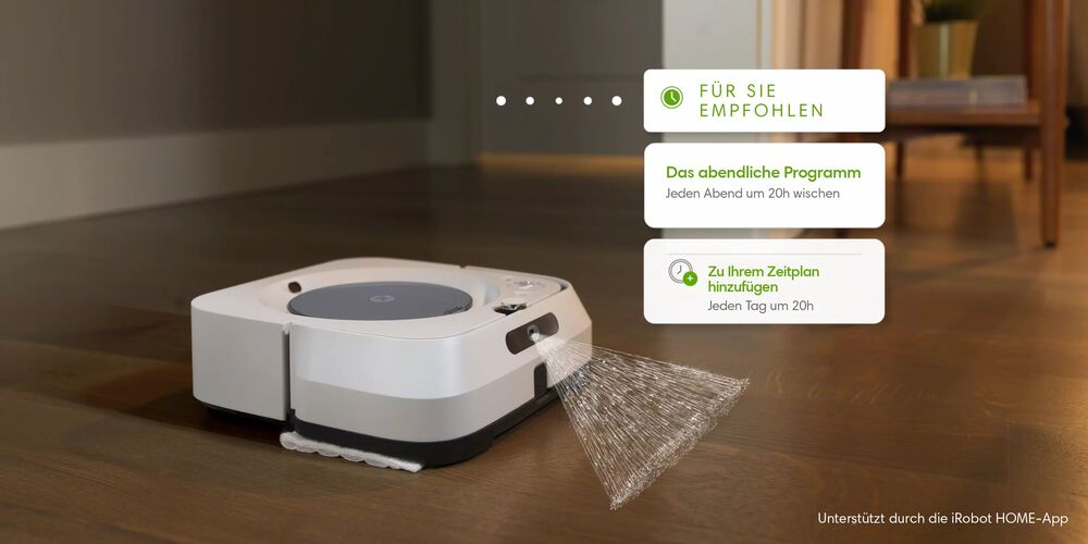 Empfohlene Zeitplanung für die Reinigung