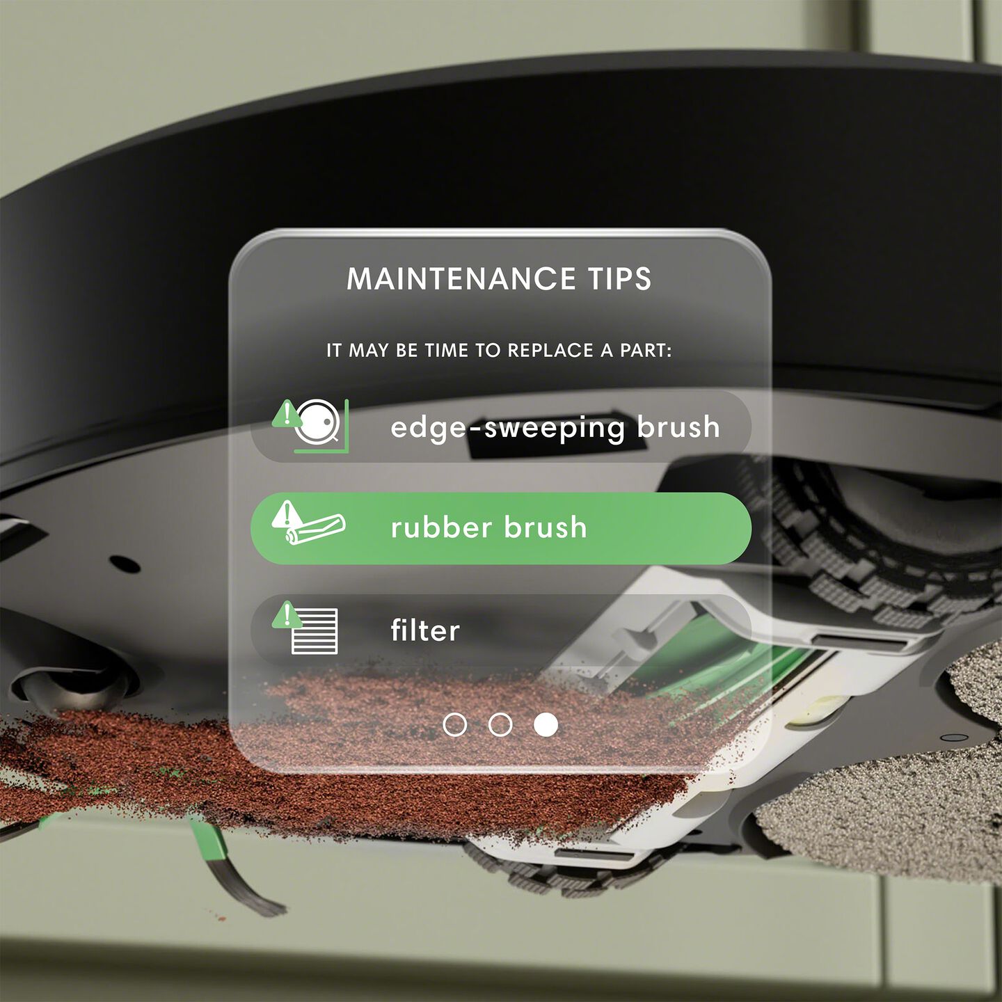 Tableau de bord de maintenance et d&rsquo;&eacute;tat du robot