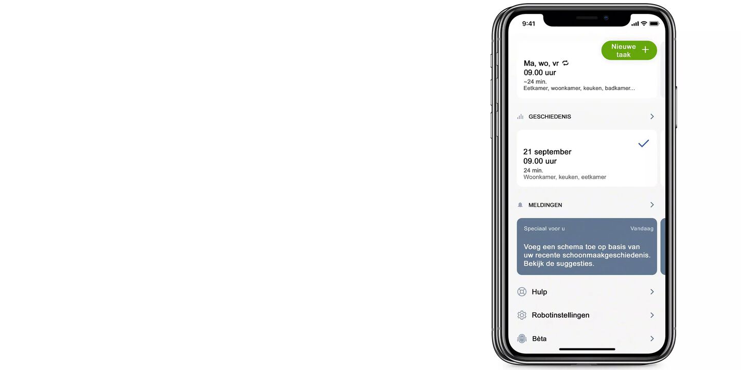 Home app screen