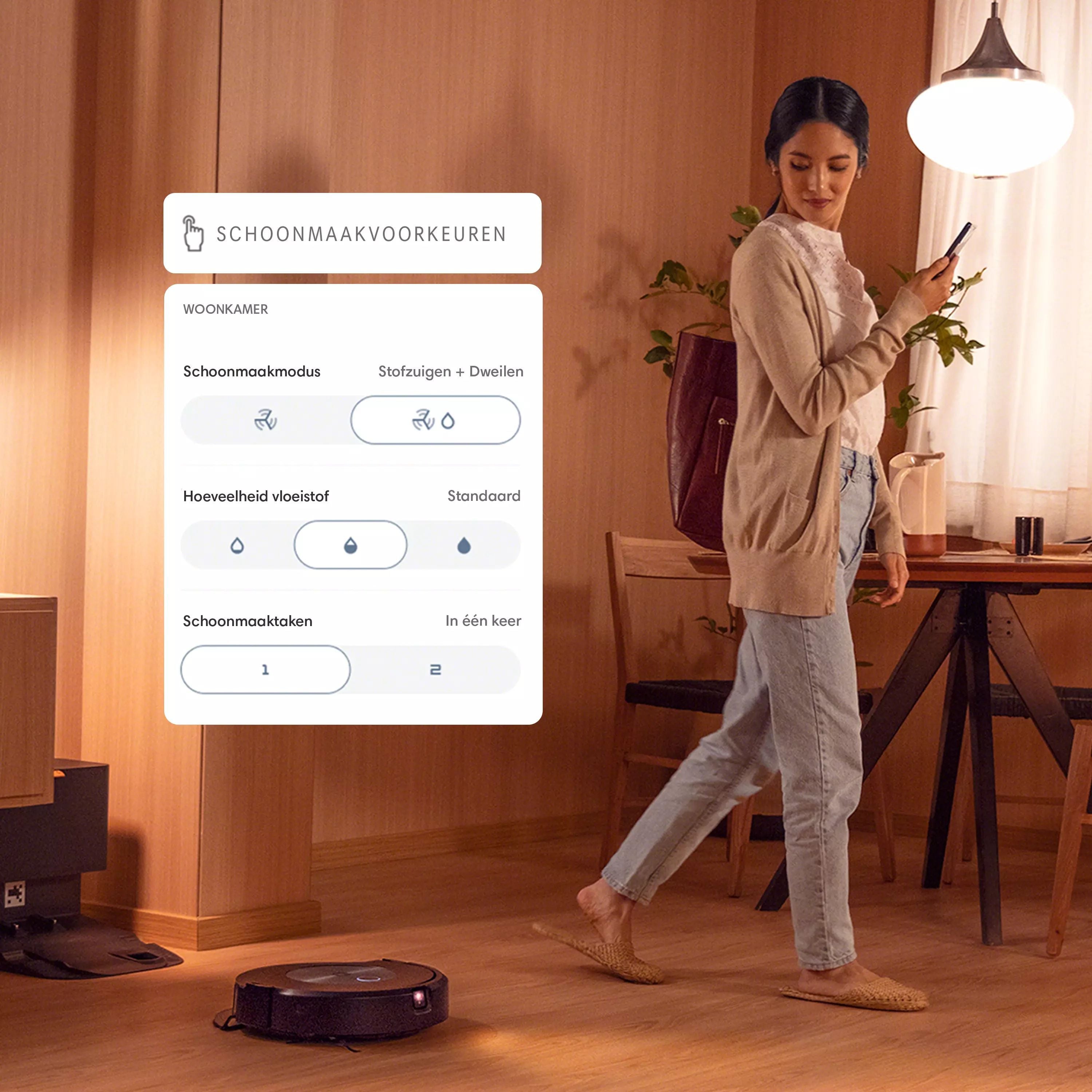 Roomba Combo® j7+ robotstofzuiger met wifi-verbinding en dweilfunctie