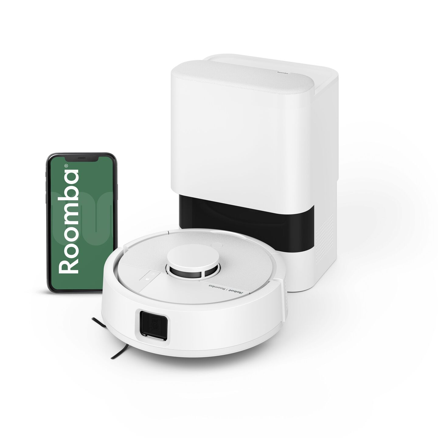 Roomba&reg; Mini robotstofzuiger en dweilrobot + AutoEmpty&trade; Dock - Zwart