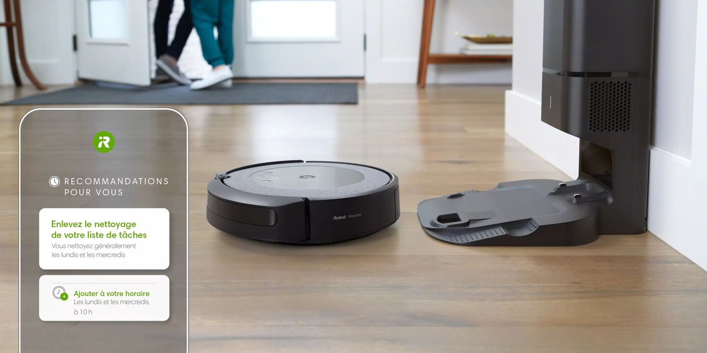 Un Roomba avec possibilité de programmation sur un téléphone