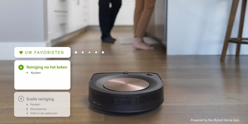 Een Roomba die een planning afwerkt
