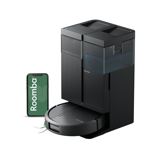 Roomba&reg; Plus 515 Combo Robot + AutoWash&trade; Dock - Zwart