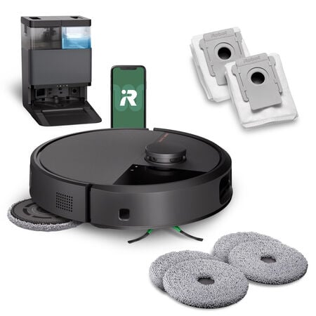 Roomba&reg; Plus 505 Combo Robot + AutoWash&trade; Dock - Zwart + Extra Accessoires