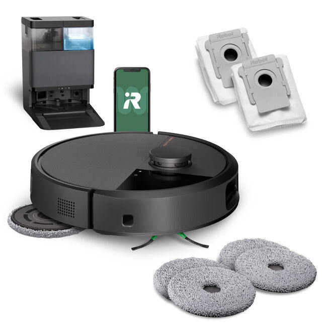 Roomba® Plus 505 Combo Robot + AutoWash™ Dock - Zwart + Extra Accessoires