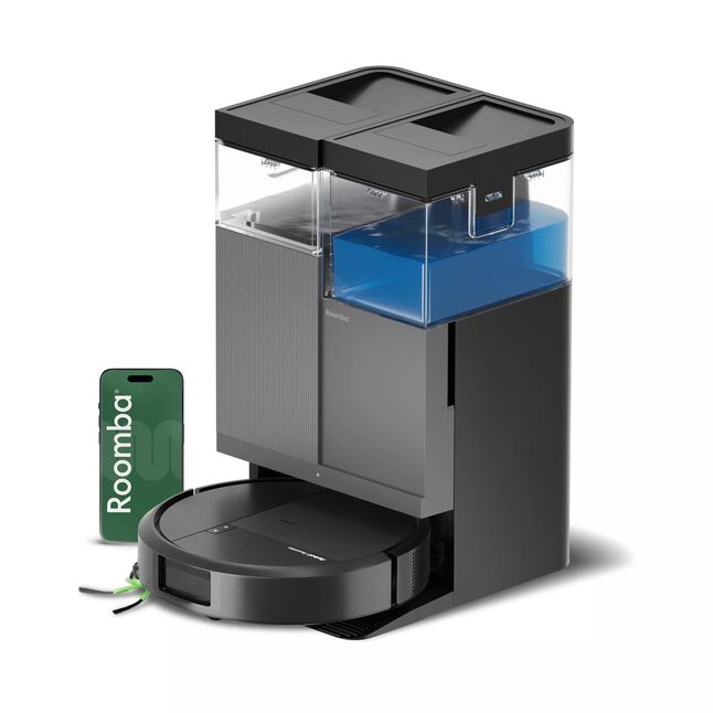 Roomba&reg; Plus 415 Combo Robot + AutoWash&trade; Dock - Zwart