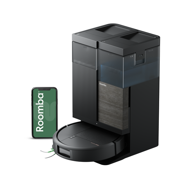 Roomba&reg; Plus 575 Combo Robot + AutoWash&trade; Dock - Zwart