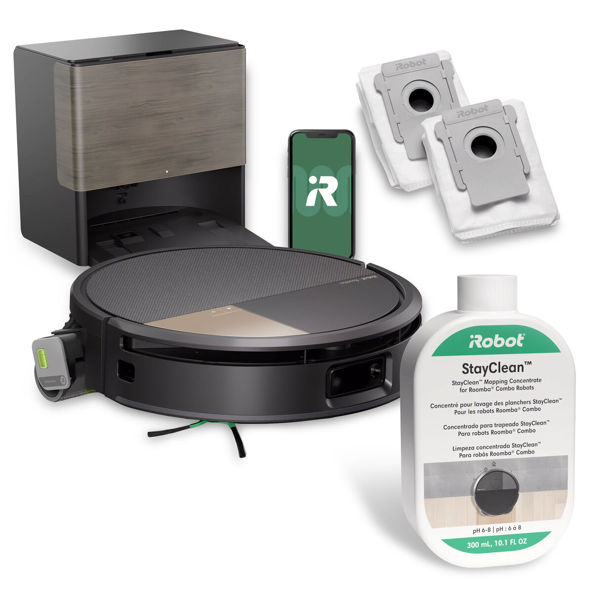 Roomba® Max 706 Combo Robot + AutoWash Dock - Zwart, , large image number 0