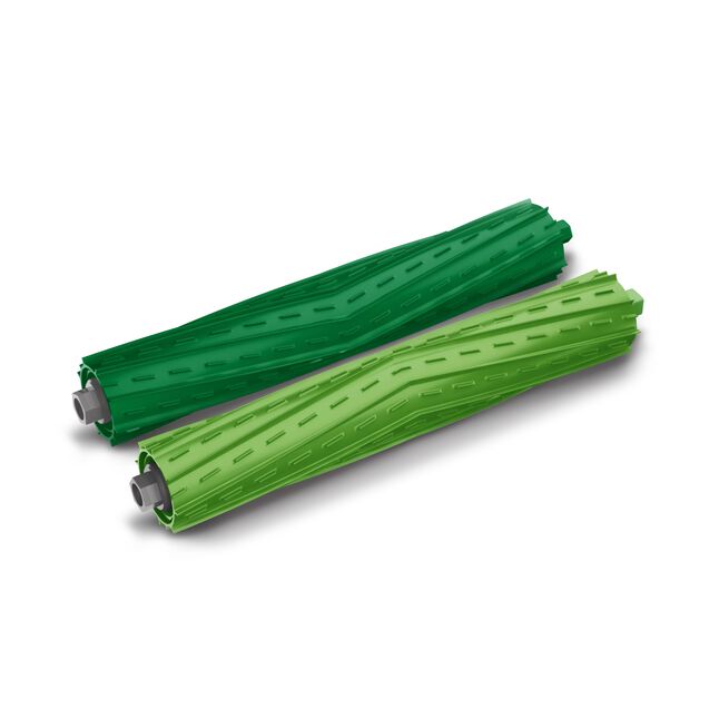 Anti-tangle Dual Multi - Surface Rubber Brushes | Roomba Max 705 Vac Robots and Roomba Plus 504 Vac Robots