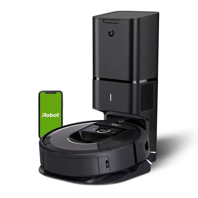 Aspirateur robot avec système d’autovidage Roomba® i7+ connecté au Wi-Fi