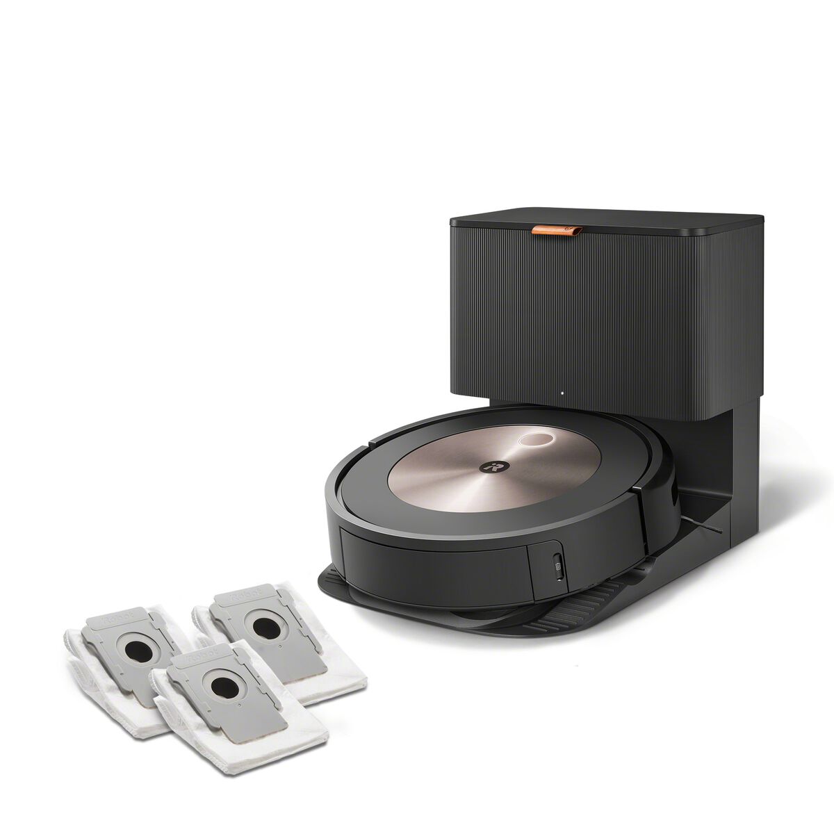Roomba® j7+ zelflegende robotstofzuiger met wifi-verbinding & vuilafvoerzak, set van 3, , large image number 0
