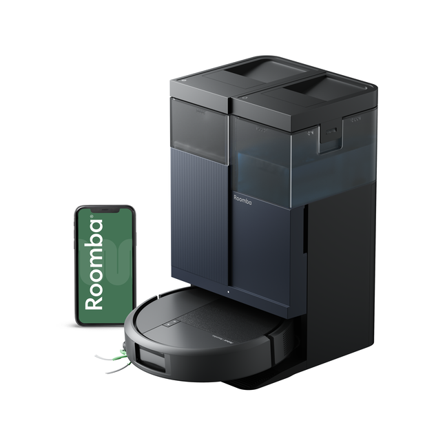 Roomba&reg; Plus 415 Combo Robot + AutoWash&trade; Dock - Zwart