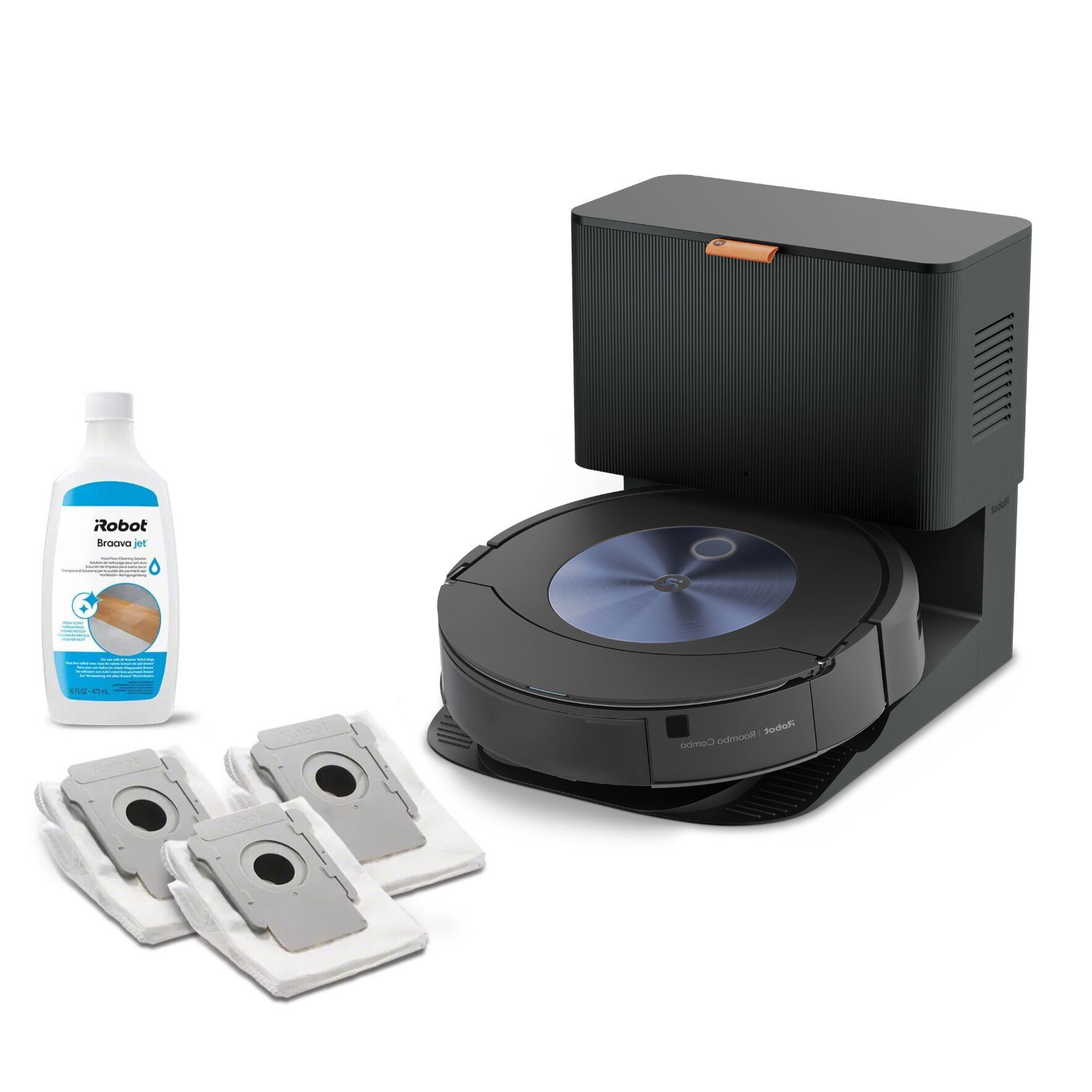 Irobot vacuum and shop mop