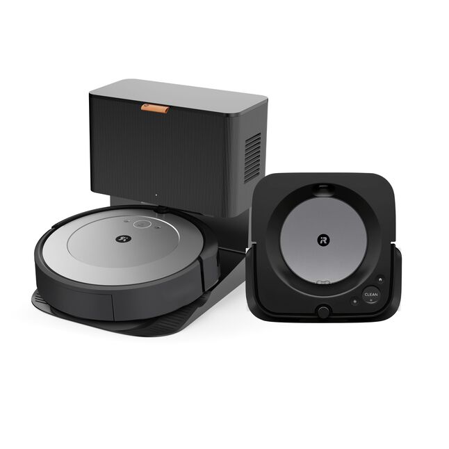 Roomba® i1+ Saugroboter & Braava jet® m6 Wischroboter